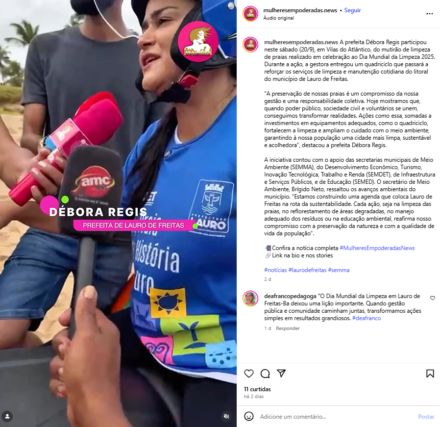 image-3  Mão Na Massa: Mutirão de limpeza em Vilas do Atlântico, Contou com a presença da prefeita Débora Regis.