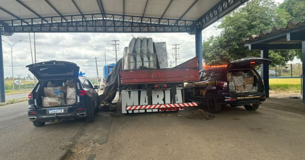 image-1 Ação apreende mais de 330 kg de drogas escondidas em caminhão que passava por Feira de Santana